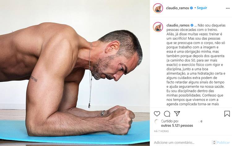 Post - Claudio Ramos/Instagram