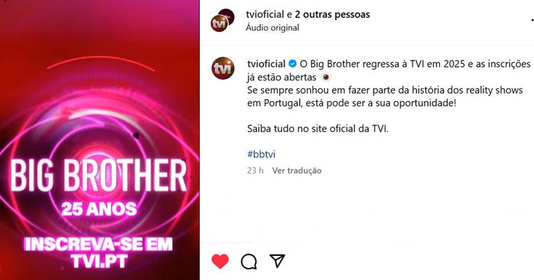 Big Brother Portugal 25 anos