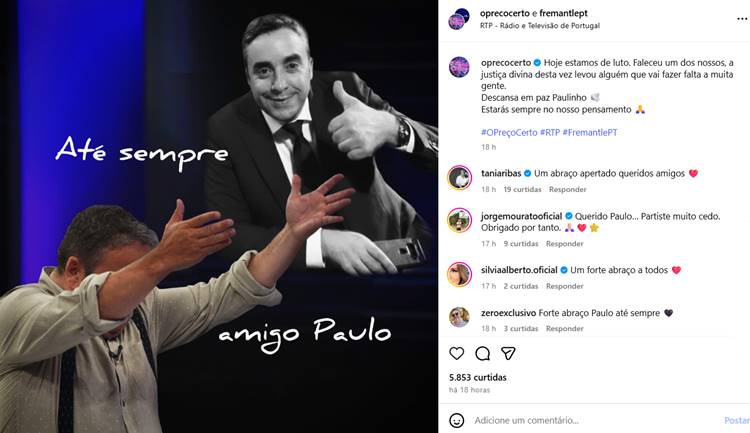 Homenagem para Paulo Martins